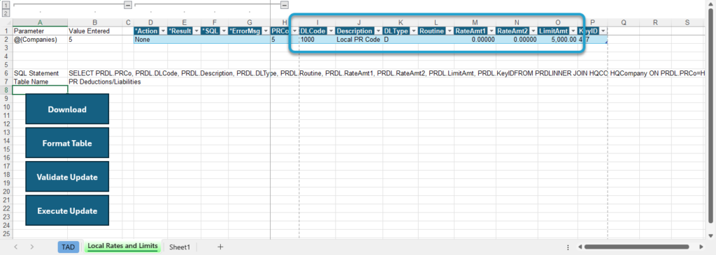 Start Update Process screenshot