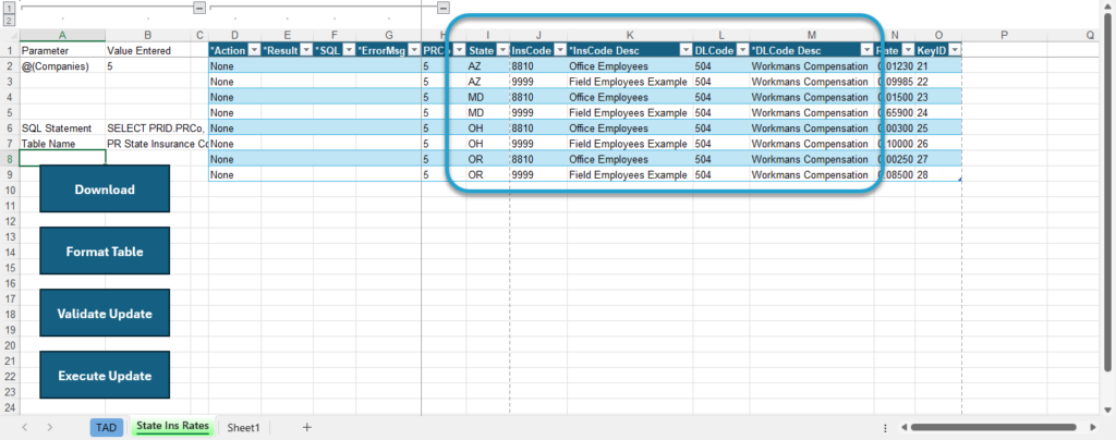 Start Update Process screenshot