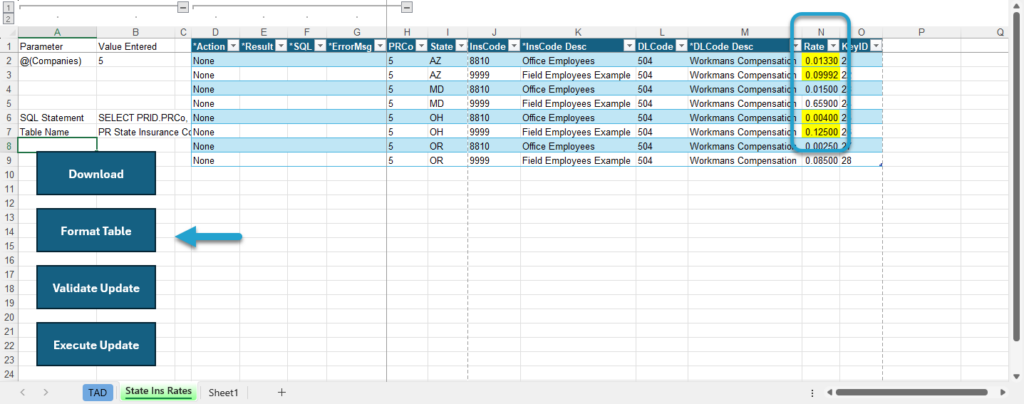 Start Update Process screenshot