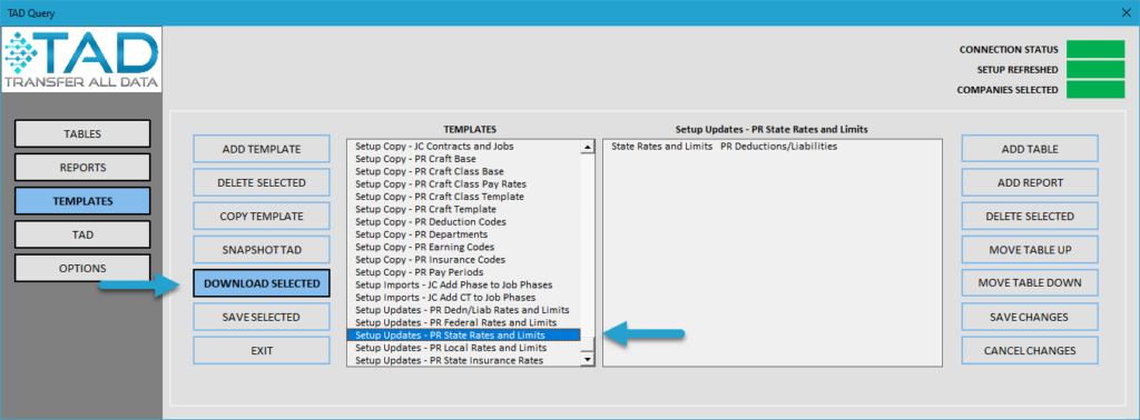 Start Update Process screenshot