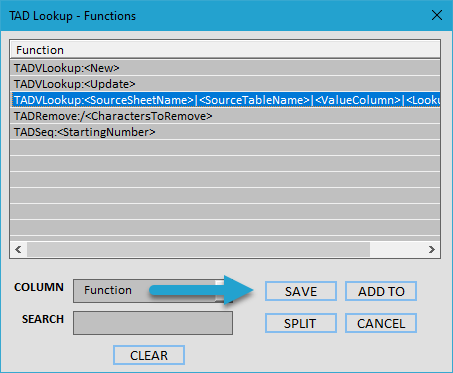 TADVLookup Custom screenshot