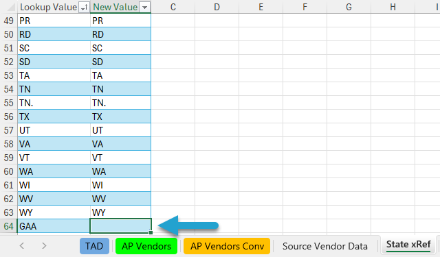 TADVLookup Update screenshot