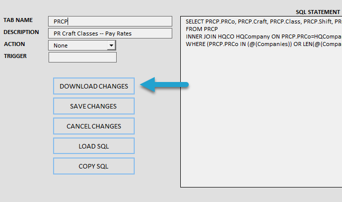 Update Columns (KeyID) screenshot