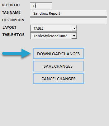 Add New Parameters to Existing Report screenshot