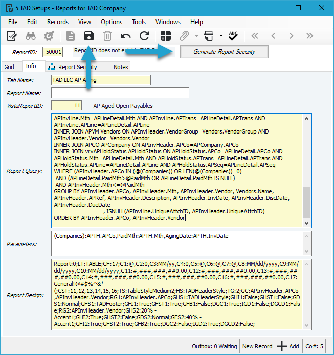 Core Configuration screenshot