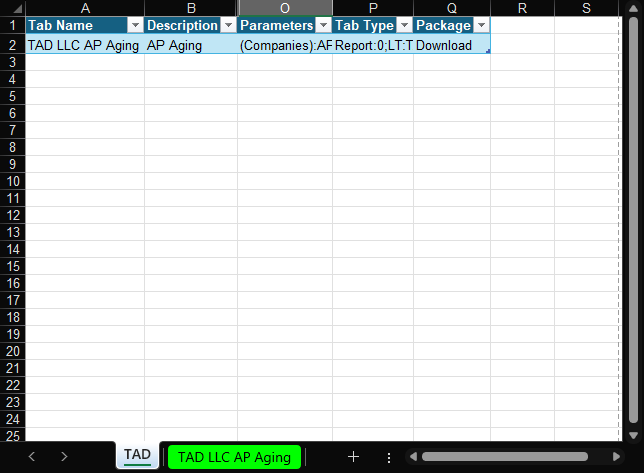Core Configuration screenshot