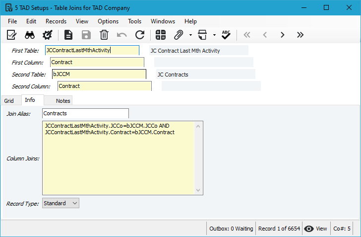 Vista Form screenshot