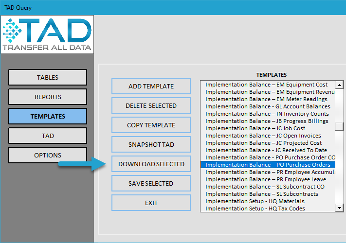 Download TAD Template screenshot