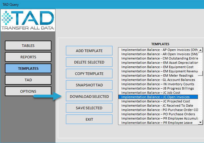 Download TAD Template screenshot