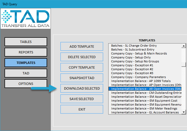 Download TAD Template screenshot